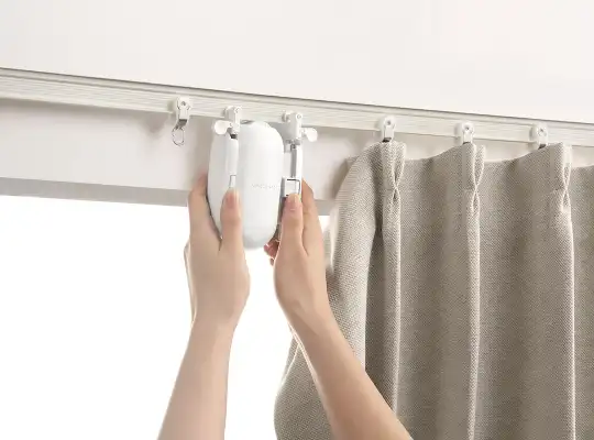 Wi-Fi curtain motor device installation