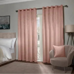 Blush Premium Woven Blackout Drapery