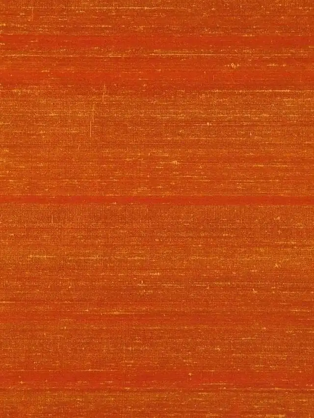 Burnt Orange Silk Blackout Curtain - Image 3