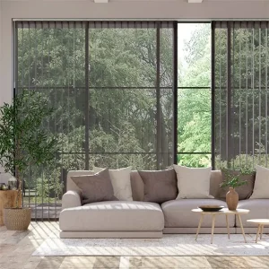 Charcoal Voile Sheer Curtain