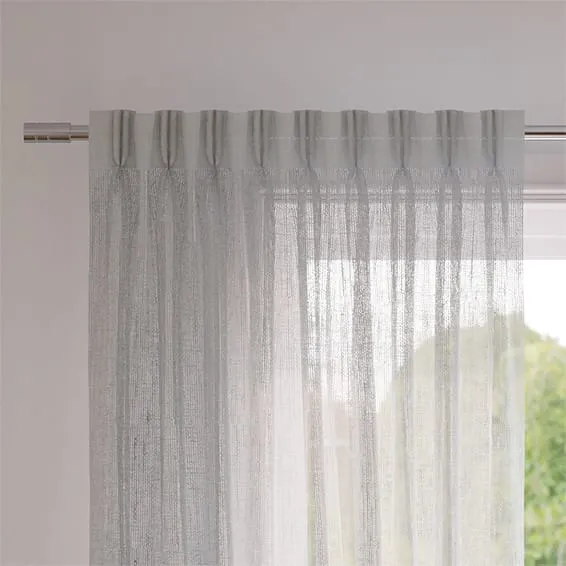 Classic Ivory Voile Sheer Curtains