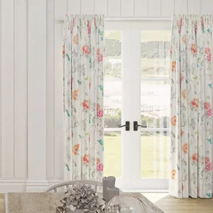 Floral Silk Printed Curtains