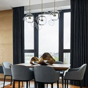 Midnight Navy Silk Curtain