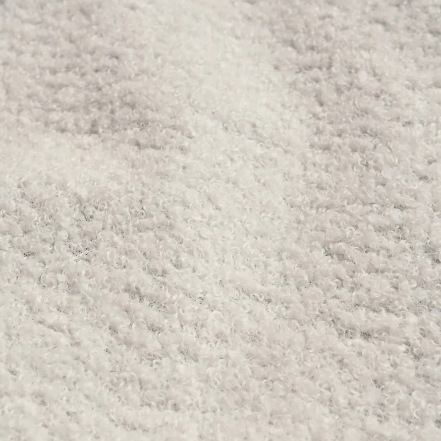 Textured Cream Eyelet Blackout Curtain Close