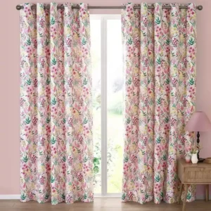 Charming Blooms Cotton Curtains