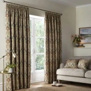 Classic Floral Living Room Drapes