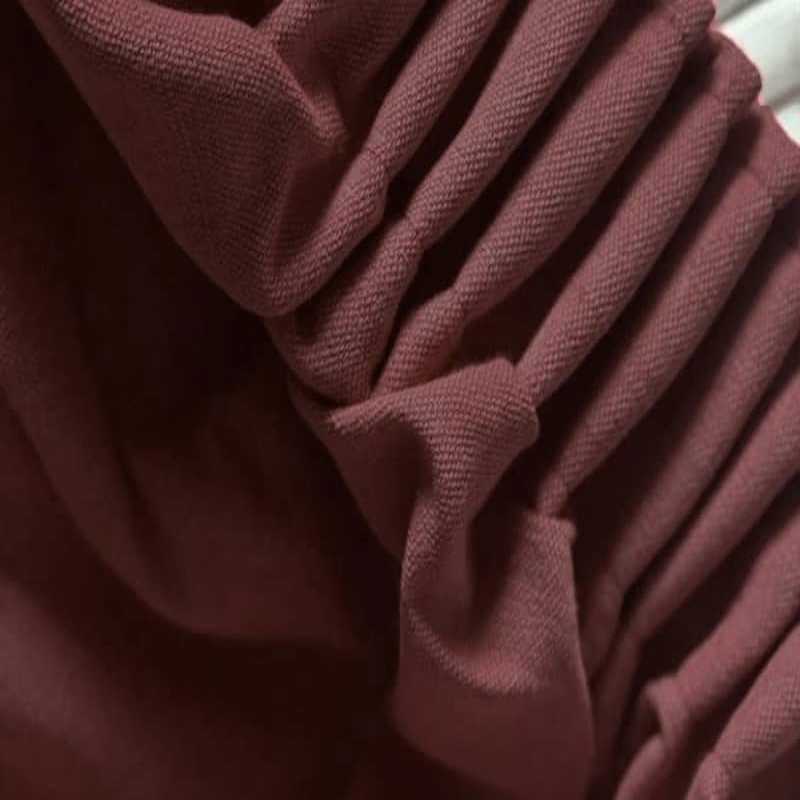 Elegant Wine Red Blackout Curtain