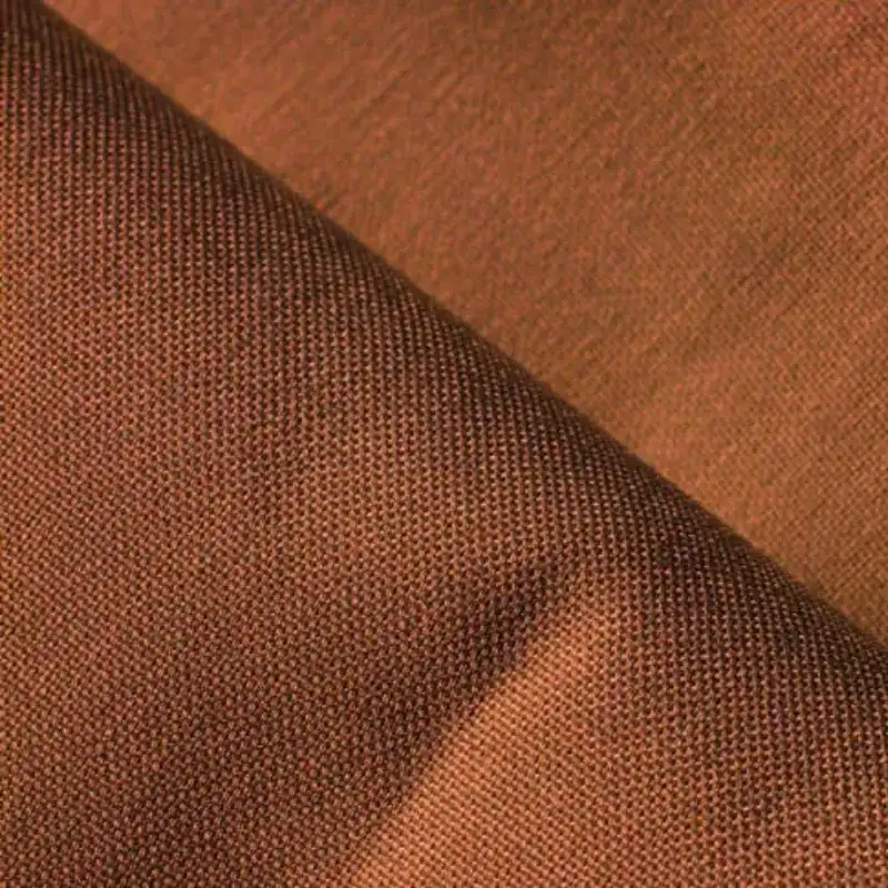 Golden Ember Cotton Curtains Fold