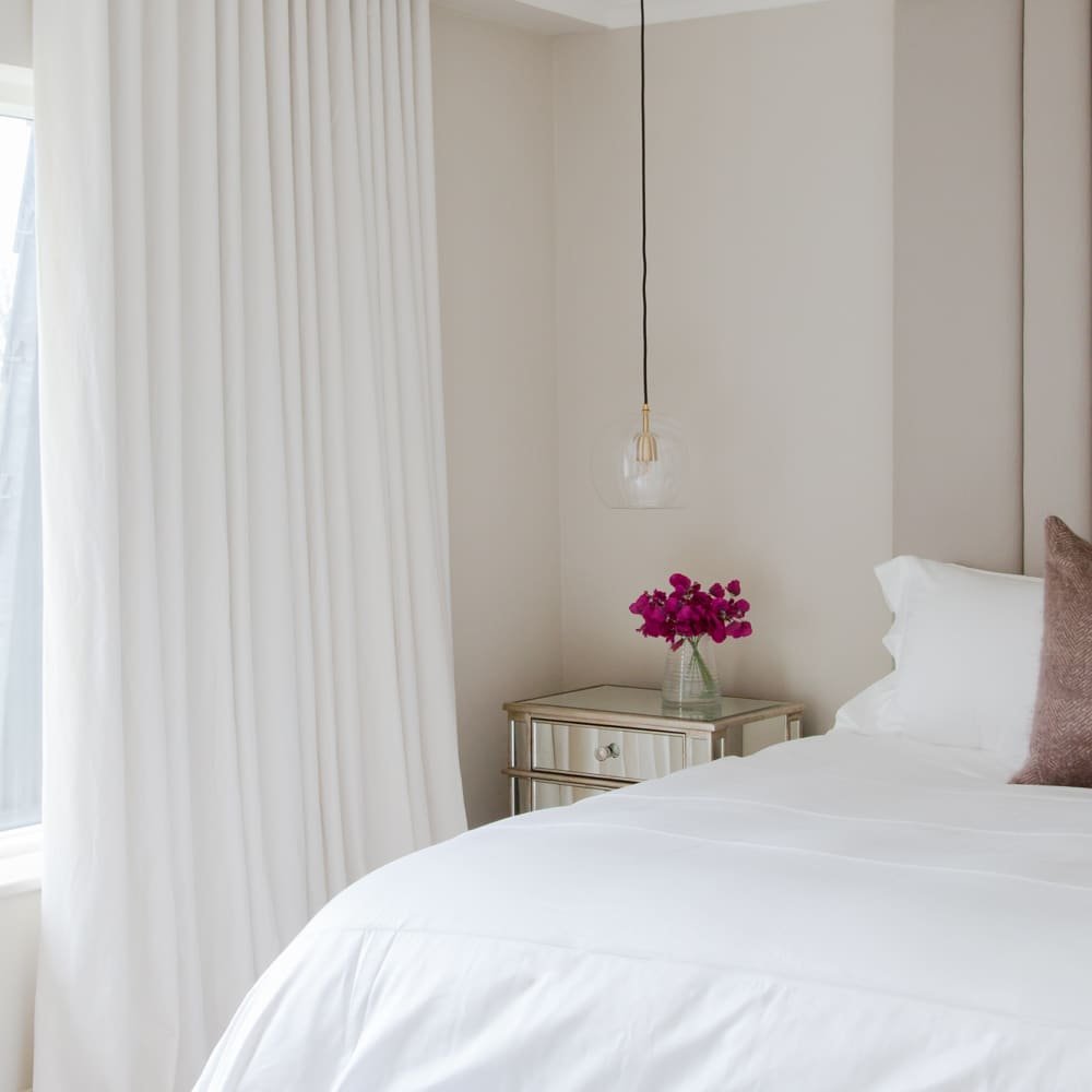 Ivory Linen Blend Curtains