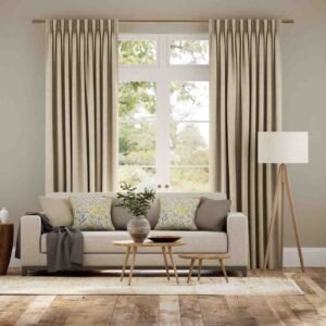 Natural Linen Living Room Curtains