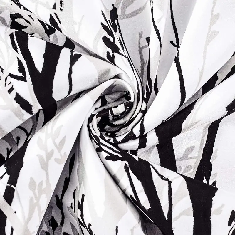 Black Forest Design Linen Window Curtains View