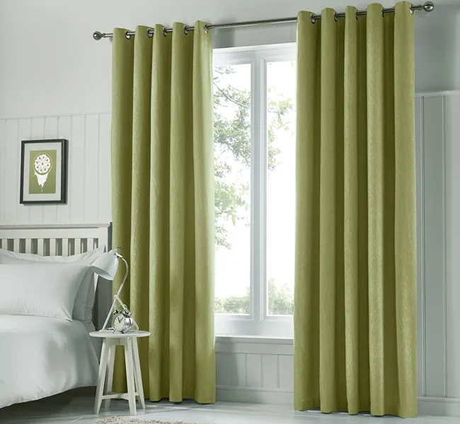 Green Blackout Eyelet Curtains Abu Dhabi