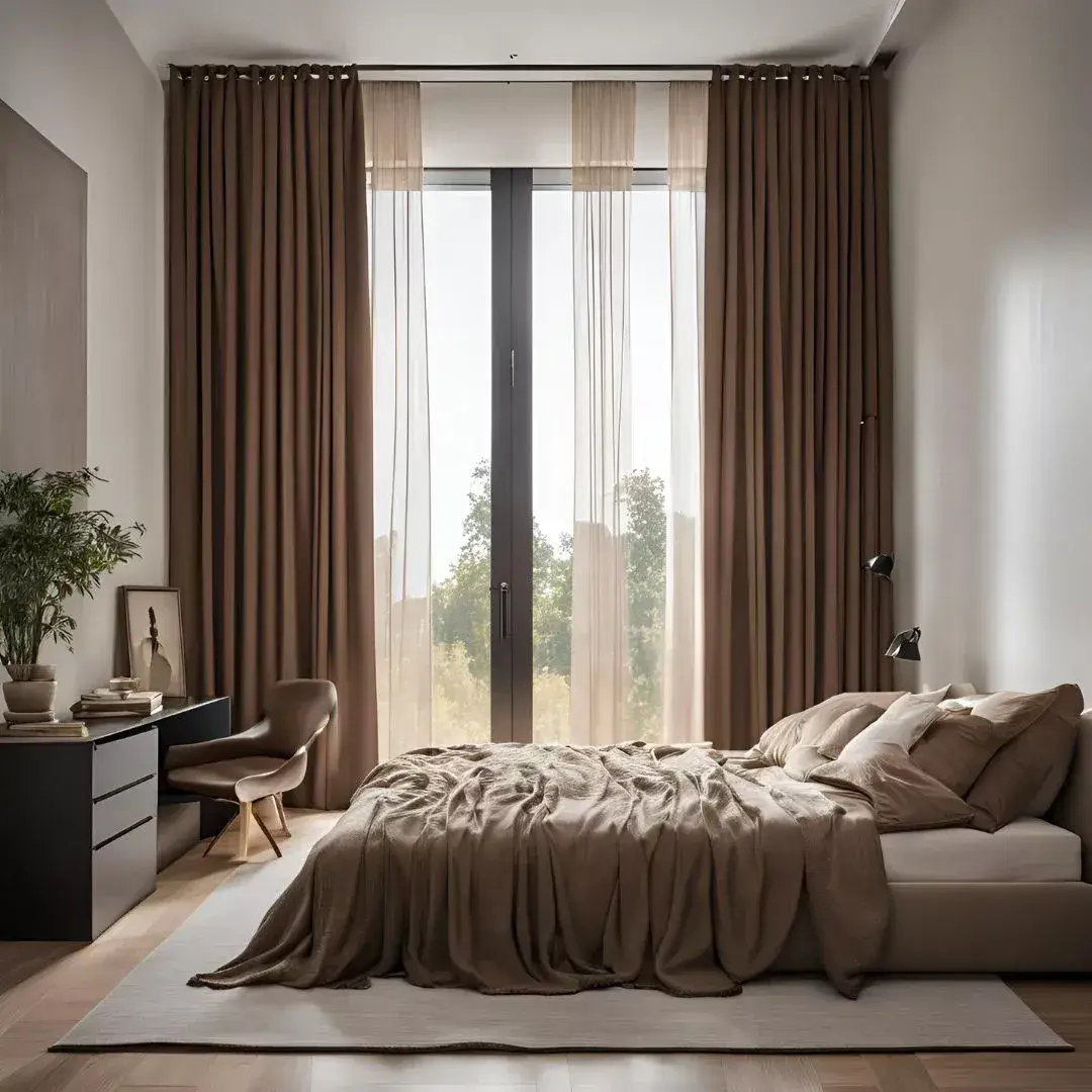 Custom Bedroom Curtains
