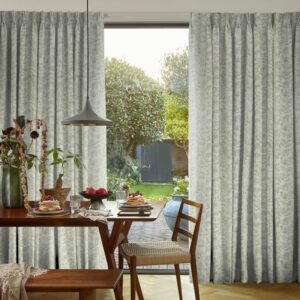 Anika Green Pinch Pleat Curtains