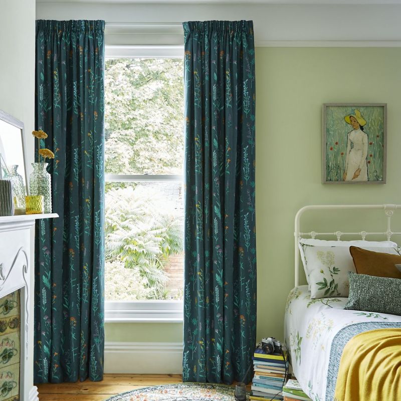 Bayberry Floral Curtains 2 Bayberry Floral Curtains
