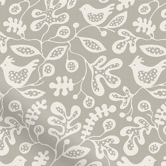 Berries Soft Grey Curtains 2 Berries Soft Grey Curtains