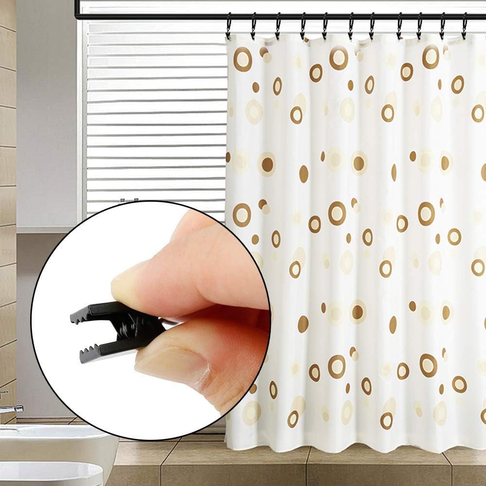 Black Metal Curtain Clip Hooks 2 Black Metal Curtain Clip Hooks