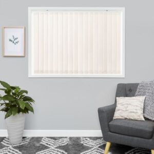 Blocks Cream Vertical Blinds