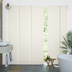 Bone White Panel Blind
