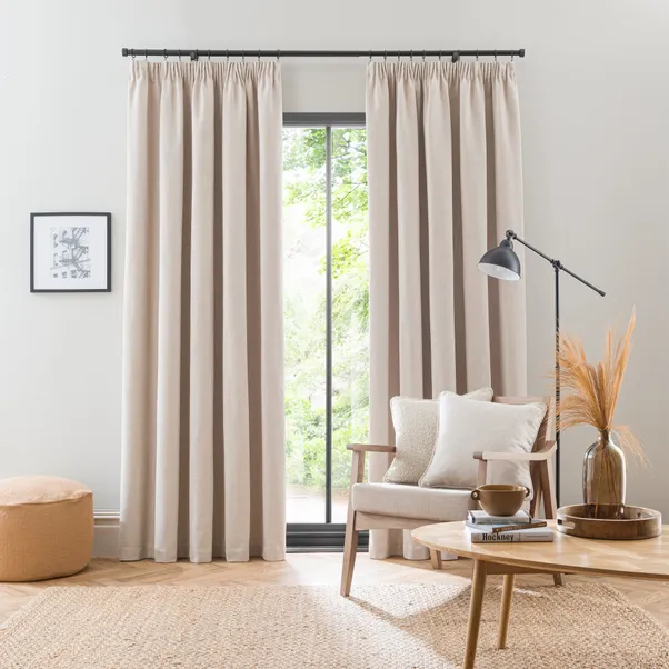 Calista Pencil Pleat Curtains 2 Calista Pencil Pleat Curtains