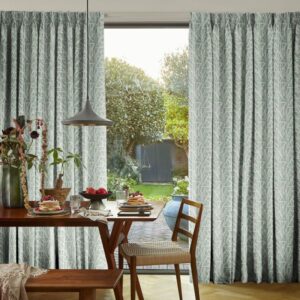 Celadon Door Curtains