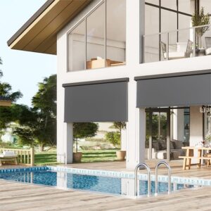 Charcoal Outdoor Blinds