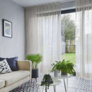 Clarity Ivory Cream Curtains