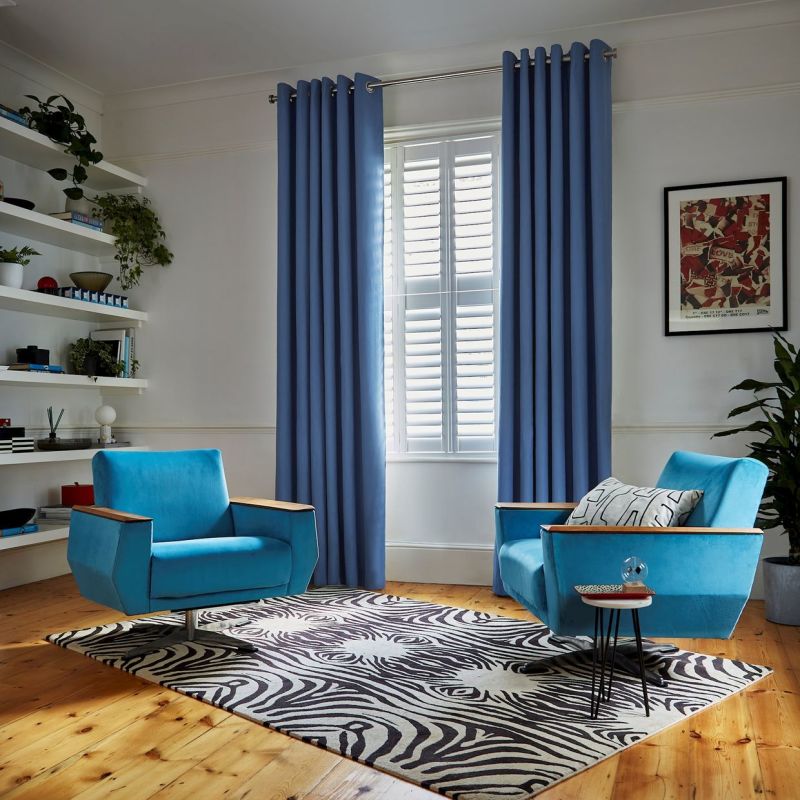 Cornflower Kitchen Curtains 2 Cornflower Kitchen Curtains