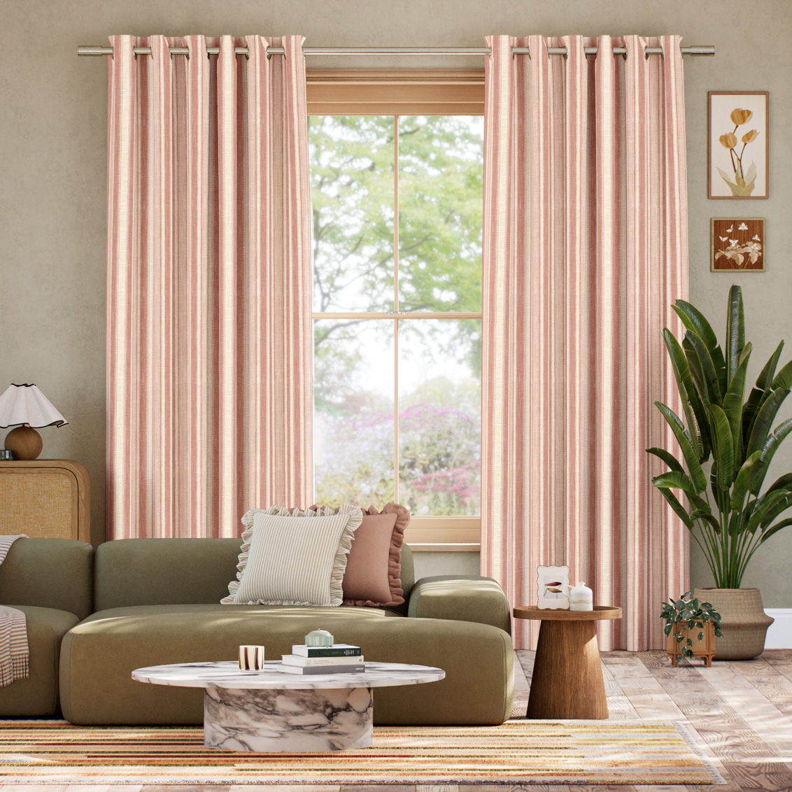 Fuji Red Curtains 1 Fuji Red Curtains