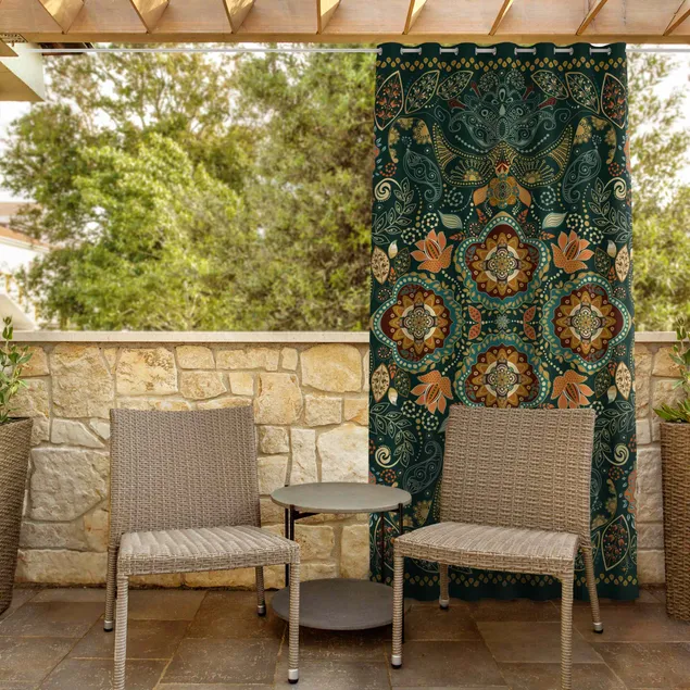 Green Outdoor Curtains 2 Green Outdoor Curtains