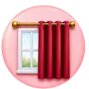 Home Curtain Icon