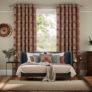 Hyacinth Russet Curtains