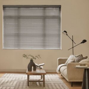 Iron Grey Wooden Blinds