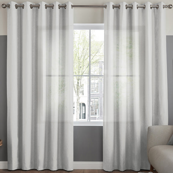Ivory Chiffon Curtains 1 Ivory Chiffon Curtains