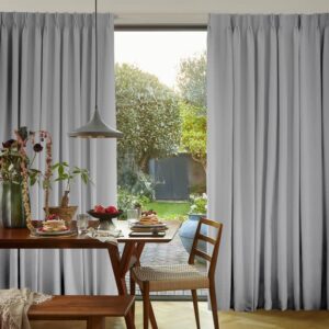 Lavender Fog Door Curtains