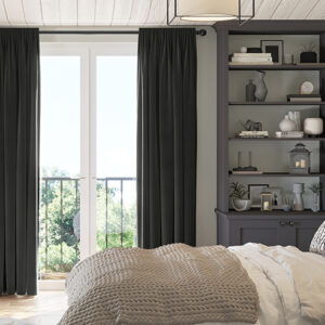 Luxe Velvet Black Curtains