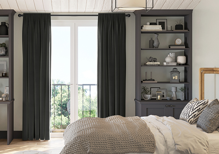 Luxe Velvet Black Curtains 1 Luxe Velvet Black Curtains