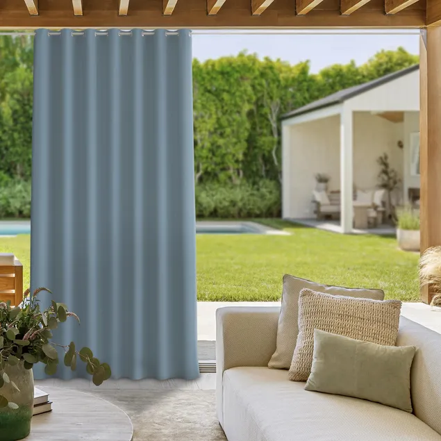 Pastel Blue Outdoor Curtains 1 Pastel Blue Outdoor Curtains