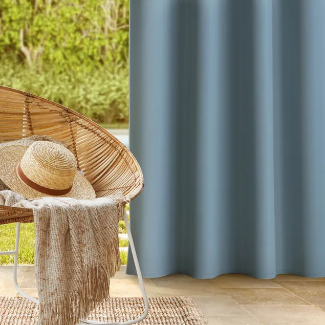 Pastel Blue Outdoor Curtains 2 Pastel Blue Outdoor Curtains