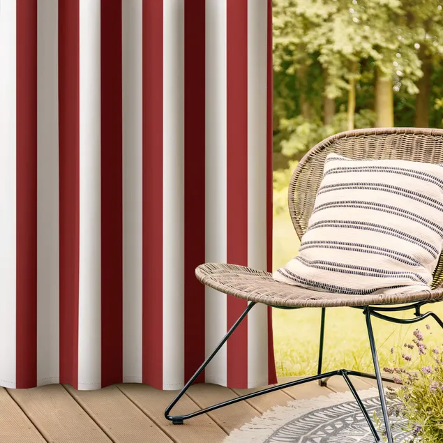 Red Outdoor Curtains 2 Red Outdoor Curtains