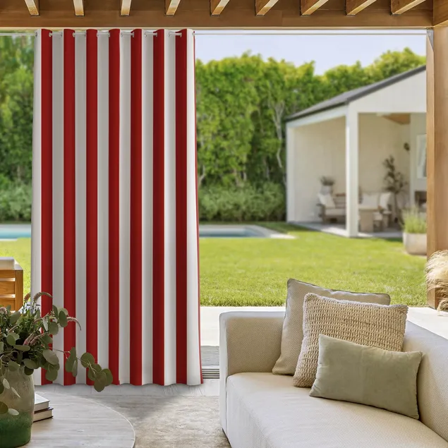 Red Outdoor Curtains 3 Red Outdoor Curtains
