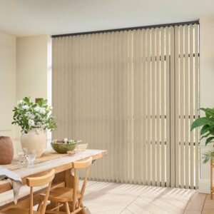 Ryder Hessian Vertical Blinds
