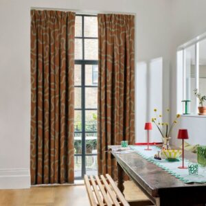 Snake Rust Velvet Curtains 6 Snake Rust Velvet Curtains