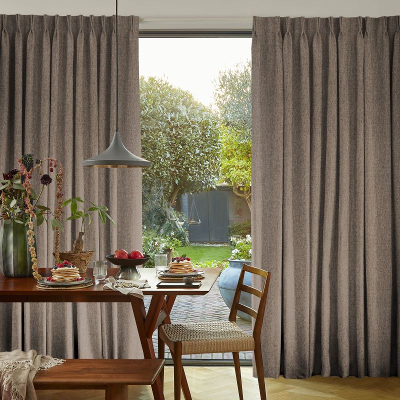 Talbot Cocoa Brown Curtains 1 Talbot Cocoa Brown Curtains