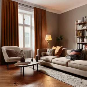Terracotta Soundproof Curtains