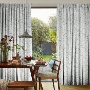 Turquoise Floral Curtains