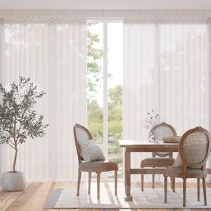 Voile Snow Wave Curtains