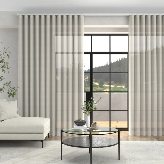 Wave Sand Chiffon Curtains 1 Wave Sand Chiffon Curtains
