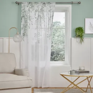 Willow Trail Slot Top Voile Curtain